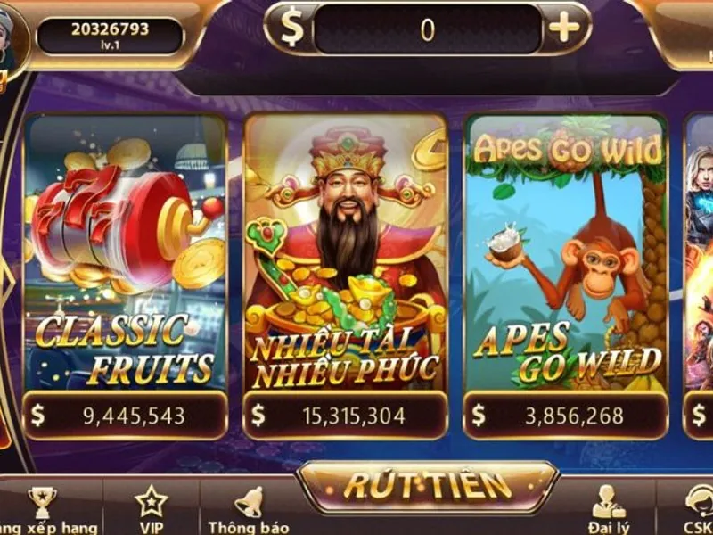 Biểu đồ hiển thị RTP và độ biến động trong trò chơi slot